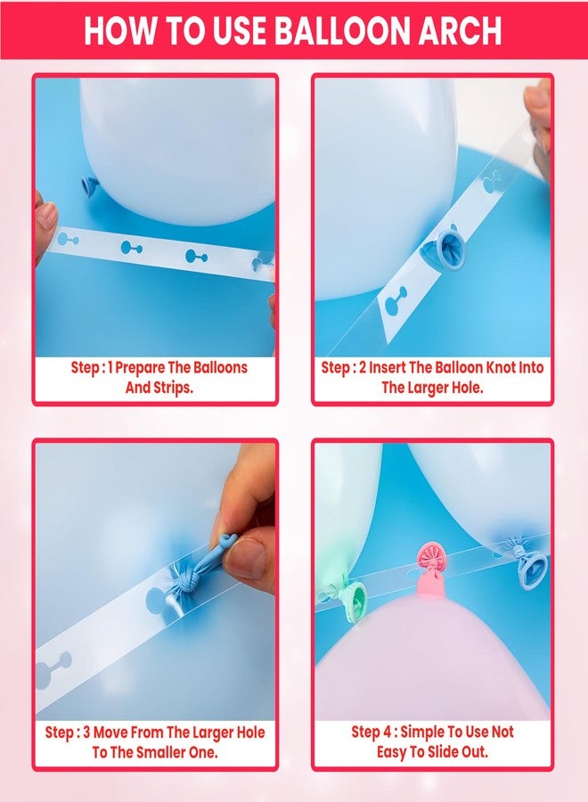1iAM Happy Birthday Decoration Items For Mother - Pack of 42 | 1pc Magenta & White "HAPPY BIRTHDAY DEAR MUMMY" Paper Banner, 40pcs Balloons & 1pc Arch | Birthday Decoration For Mom, Mummy, Amma, Maa - Image 5